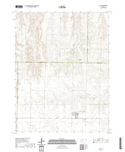 US Topo 7.5-minute map for Utica KS