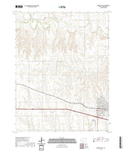 US Topo 7.5-minute map for WaKeeney West KS