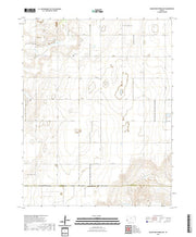 US Topo 7.5-minute map for Wagon Bed Spring NW KS