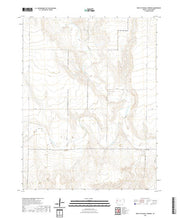 US Topo 7.5-minute map for West of Russell Springs KS