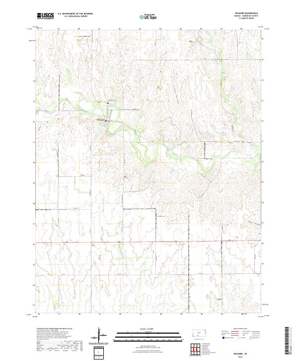 US Topo 7.5-minute map for Wilmore KS