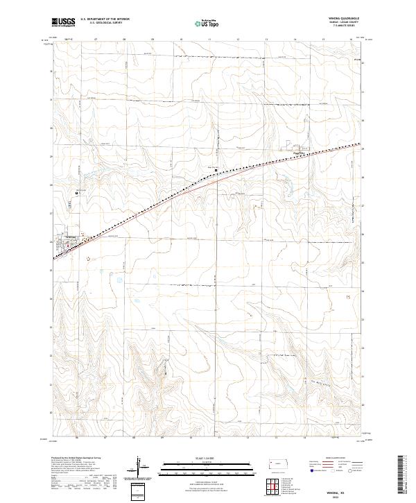 US Topo 7.5-minute map for Winona KS