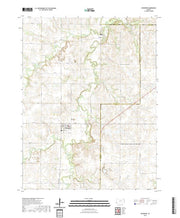 US Topo 7.5-minute map for Woodbine KS