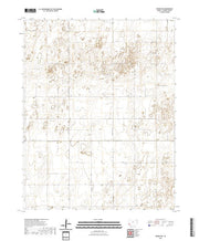 US Topo 7.5-minute map for Woods NW KS