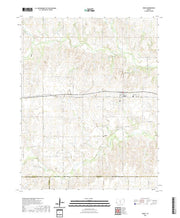 US Topo 7.5-minute map for Zenda KS