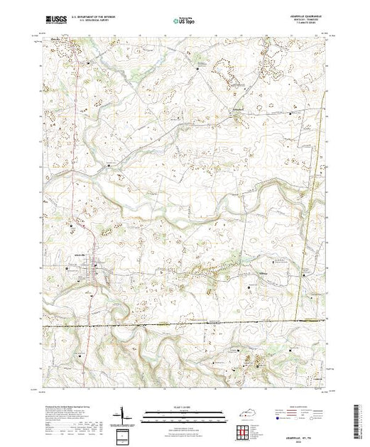 Kentucky Topographic Maps – American Map Store