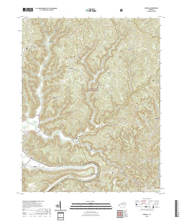 US Topo 7.5-minute map for Cobhill KY