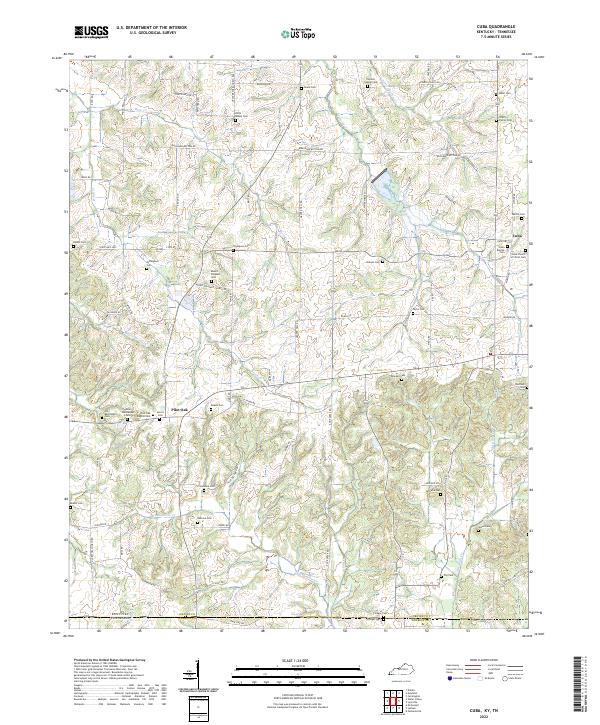 US Topo 7.5-minute map for Cuba KYTN