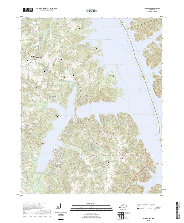 US Topo 7.5-minute map for Fairdealing KY