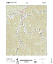 US Topo 7.5-minute map for Harlan KY