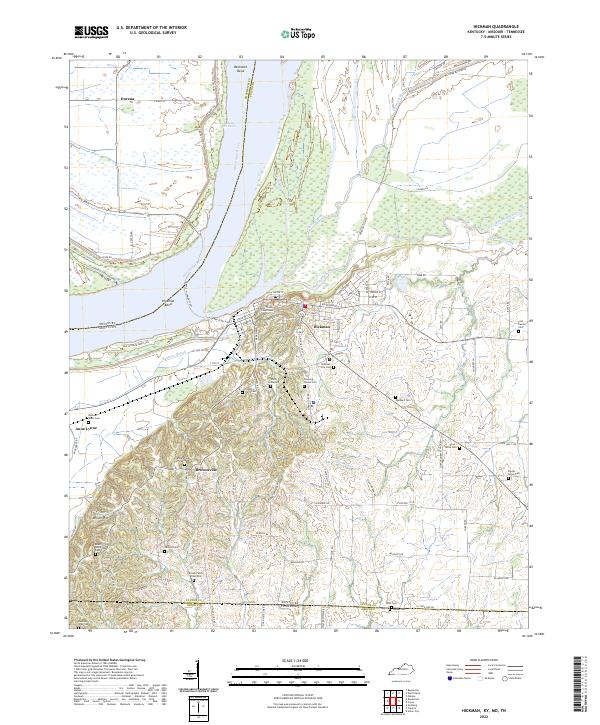 US Topo 7.5-minute map for Hickman KYMOTN