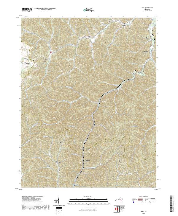 US Topo 7.5-minute map for Hima KY