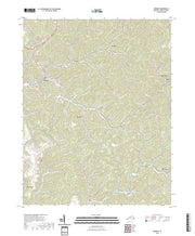 US Topo 7.5-minute map for Hindman KY