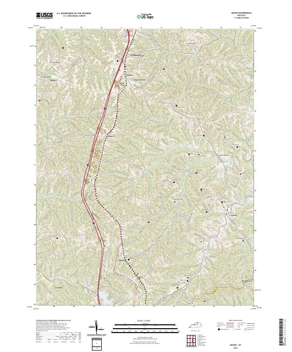 US Topo 7.5-minute map for Mason KY