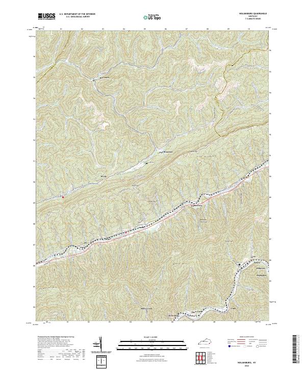 US Topo 7.5-minute map for Nolansburg KY