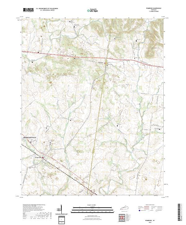 US Topo 7.5-minute map for Pembroke KY