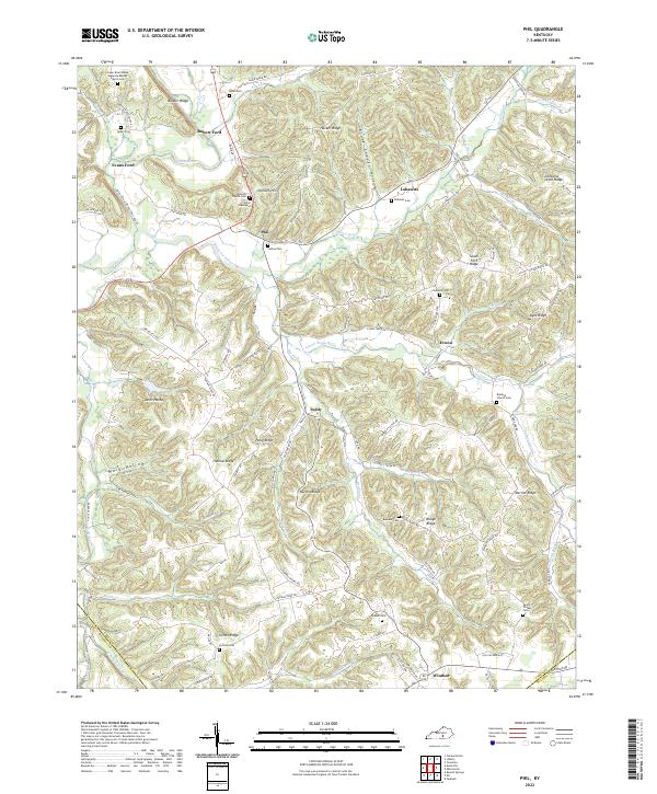 US Topo 7.5-minute map for Phil KY