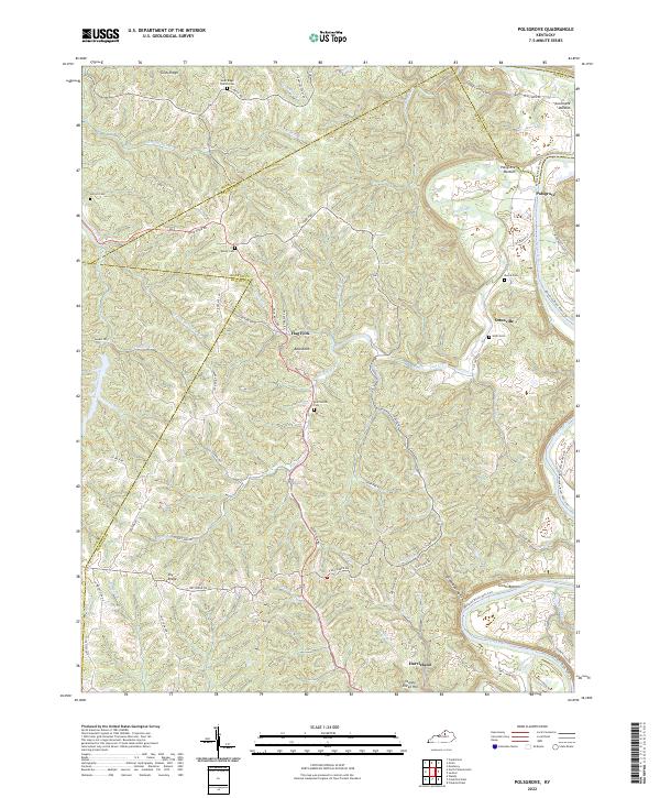 US Topo 7.5-minute map for Polsgrove KY