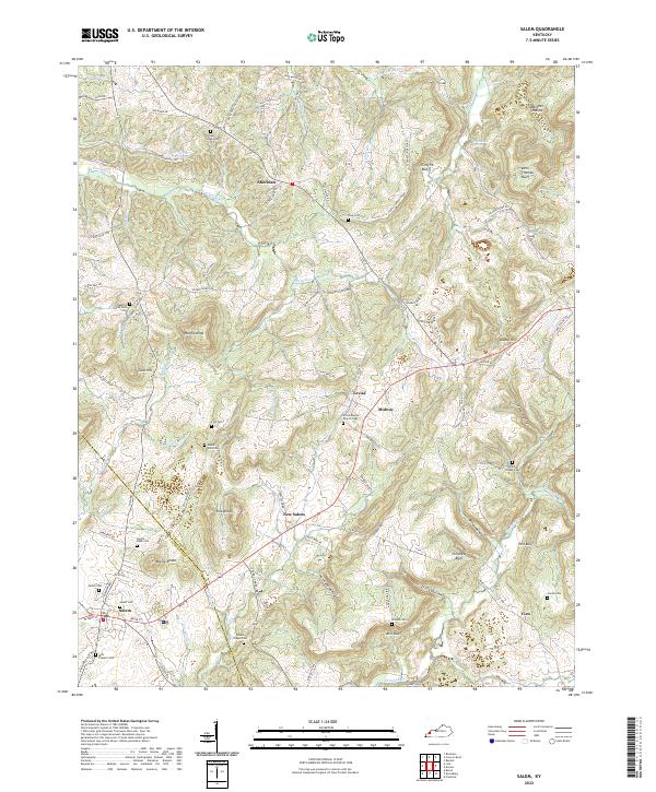 US Topo 7.5-minute map for Salem KY