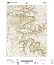 US Topo 7.5-minute map for Salvisa KY