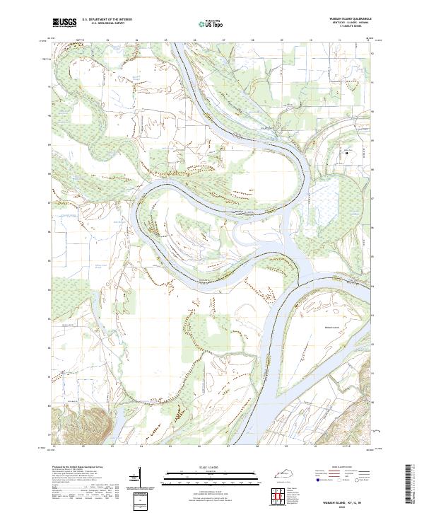 US Topo 7.5-minute map for Wabash Island KYILIN