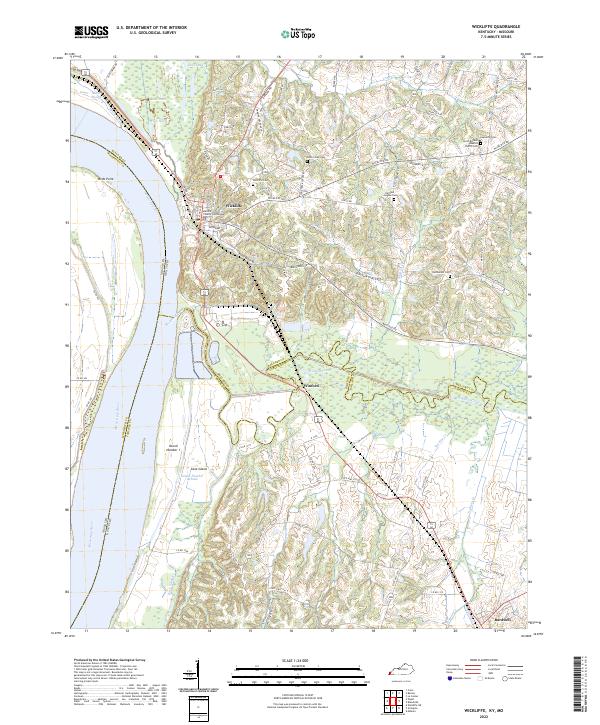 US Topo 7.5-minute map for Wickliffe KYMO