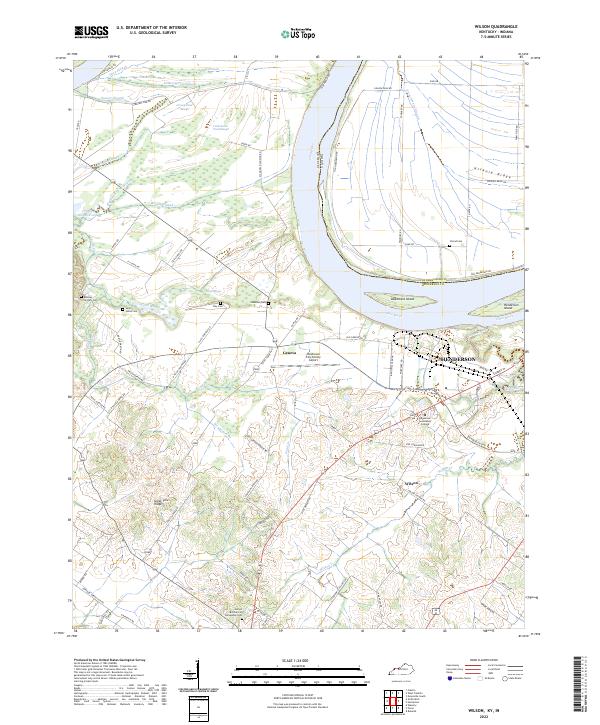 US Topo 7.5-minute map for Wilson KYIN