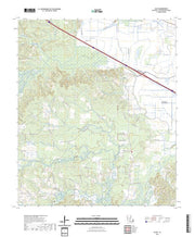 US Topo 7.5-minute map for Allen LA