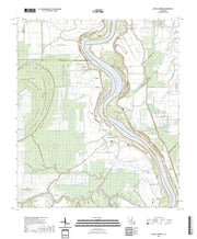 US Topo 7.5-minute map for Bayou Current LA