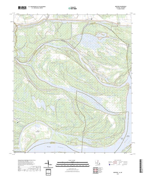 US Topo 7.5-minute map for Bedford LAMS