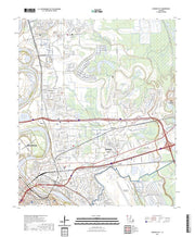 US Topo 7.5-minute map for Bossier City LA