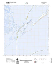 US Topo 7.5-minute map for Caminada Pass LA