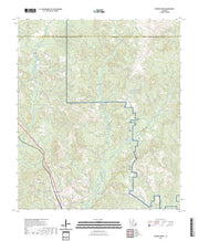 US Topo 7.5-minute map for Dowden Creek LA