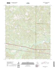 US Topo 7.5-minute map for Downsville South LA