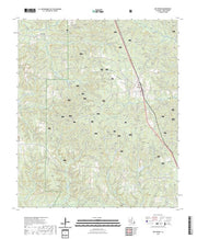 US Topo 7.5-minute map for Dry Prong LA