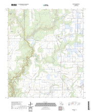 US Topo 7.5-minute map for Duralde LA