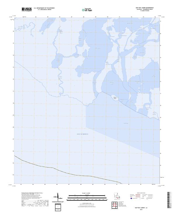 US Topo 7.5-minute map for East Bay Junop LA