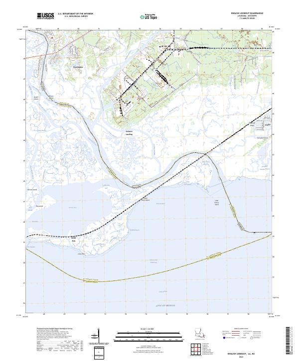 US Topo 7.5-minute map for English Lookout LAMS