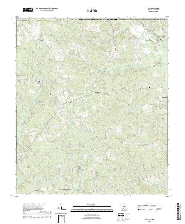 US Topo 7.5-minute map for Felps LAMS