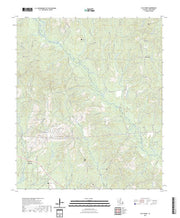 US Topo 7.5-minute map for Flat Creek LA