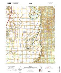 USGS US Topo 7.5-minute map for Gilliam LA 2020