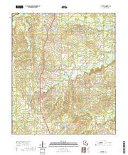 USGS US Topo 7.5-minute map for Gloster LA 2020