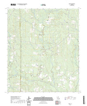 US Topo 7.5-minute map for Grant LA