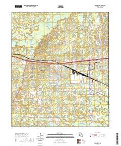 USGS US Topo 7.5-minute map for Greenwood LA 2020