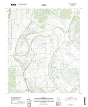 US Topo 7.5-minute map for Gretna Green LA