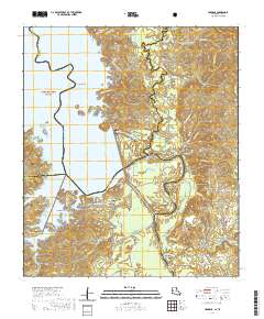 USGS US Topo 7.5-minute map for Haddens LATX 2020