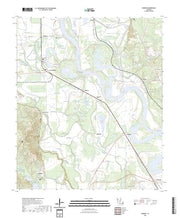 US Topo 7.5-minute map for Harmon LA