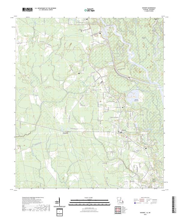 US Topo 7.5-minute map for Hickory LAMS