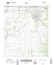 US Topo 7.5-minute map for Jennings LA