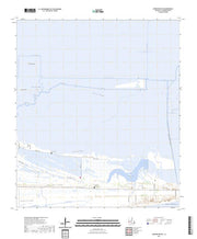 US Topo 7.5-minute map for Johnson Bayou LA